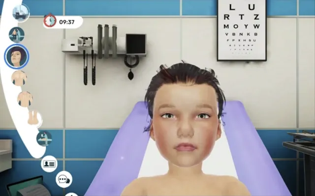 Simulateur de formation médicale WinMed en 3D WebGL